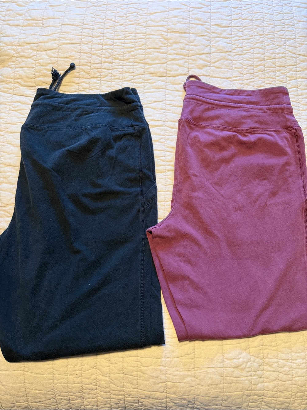 Women’s Stretch Pull-On Bottoms - Black and Plum